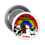 Krama en Veggie knäppas/emblem Pins