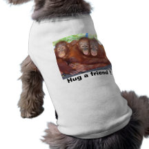 Krama kläder för en vänhund för välgörenhet hund t-shirt