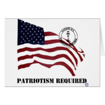 KRÄVD PATRIOTISM HÄLSNINGS KORT