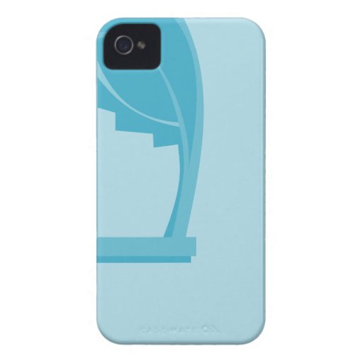 Kricka- och turkosAbstract. iPhone 4 Case-Mate Skal