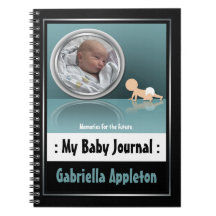 Krickafotoreflexion - min babyjournal anteckningsbok
