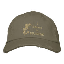 Krigaredrake Broderad Baseball Keps