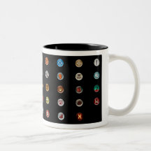 Krigmetall, tecken kaffe mugg