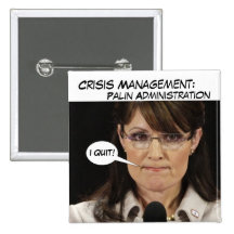 Krisledning: Palin administration Knapp Med Nål