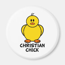 Kristen chick magneter för kylskåp
