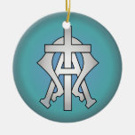 Kristen symboljulgranprydnad julgransdekorationer