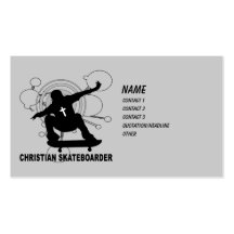 Kristna Skateboader Visit Kort