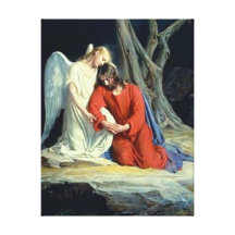Kristus i Gethsemane Canvastryck