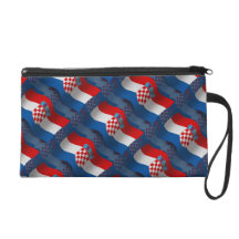 Kroatien som vinkar flagga