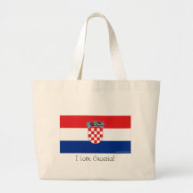 Kroatienflagga Tote Bag