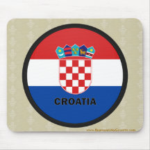 KroatienRoundel kvalitets- flagga Musmattor