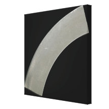 Krökt dela upp av kick-renhet som Titanium metall  Sträckta Kanvas Tryck
