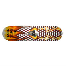 Kromskalle och röd honungskaka för godisäpple skateboards
