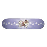 Krönad tecknadkines (hårlöst) skateboard decks