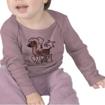 Krönad tecknadkines (hårlöst) t shirts