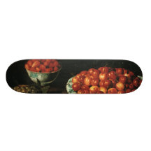 Krusbär för Louise Moillon körsbärjordgubbar Skateboard Decks