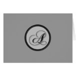 KRW - A - Monogrammed tomt kort - anpassningsbar