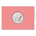 KRW - A - Monogrammed tomt kort - anpassningsbar