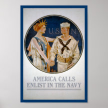 Krw-damfrihet älskar marinen posters