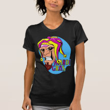 KRW som grinar den Mardi Gras gyckelmakaren Tee Shirt