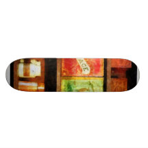Kryddor på hylla anpassningsbara skateboard