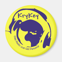 KryKey logotypmagnet Magnet För Kylskåp