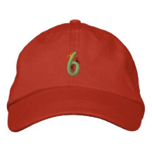 Kryp 6 broderad baseball keps