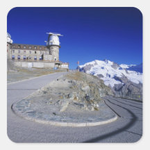 Kulm hotell och slinga, Gornergrat, Zermatt, Klistermärken