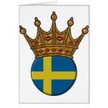 Kung av sverigen hälsnings kort