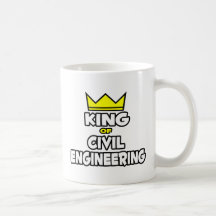 Kung av väg-och vattenbyggnad kaffe koppar