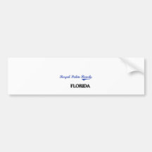 Kunglig Palm Beach Florida stadsklassiker Bildekaler