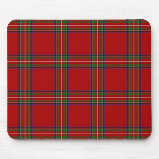 Kunglig Stewart Tartan Mousepad Musmattor