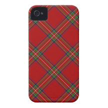 Kungligt fodral 4 \ 4s för Stewart TartaniPhone iPhone 4 Fodral