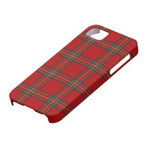 Kungligt fodral för Stewart TartaniPhone 5 iPhone 5 Cover