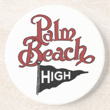 Kustfartyg för Palm Beach kick #1 Glasunderlägg