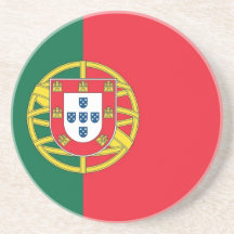 Kustfartyg med flagga av Portugal Dryck Underlägg
