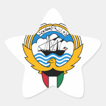 kuwait emblem klistermärken