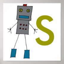 Kvadrera Bot Affischer