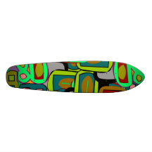 Kvadrera färger anpassad skate board