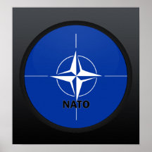 Kvalitets- flagga för Nato Roundel Affisch