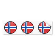Kvalitets- Norge sjunker cirklar Bildekal
