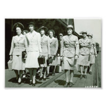Kvinna Armé Hjälpare Corp rekryterar 1942 Fotografiska Tryck