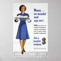 Kvinna armékår posters