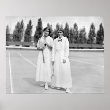 Kvinna tennismästare, 1913 affisch