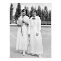Kvinna tennismästare, 1913 vykort
