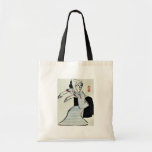 kvinnadans vid Ki, Baitei Ukiyoe Tygkassar