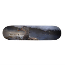 Kvinnlig gräsand skateboard deck