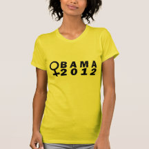 KVINNLIG SYMBOLOBAMA SKJORTA T-SHIRT