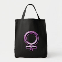 Kvinnligt symbol tote bag