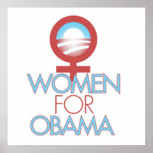 Kvinnor för Barack Obama 2012 Posters